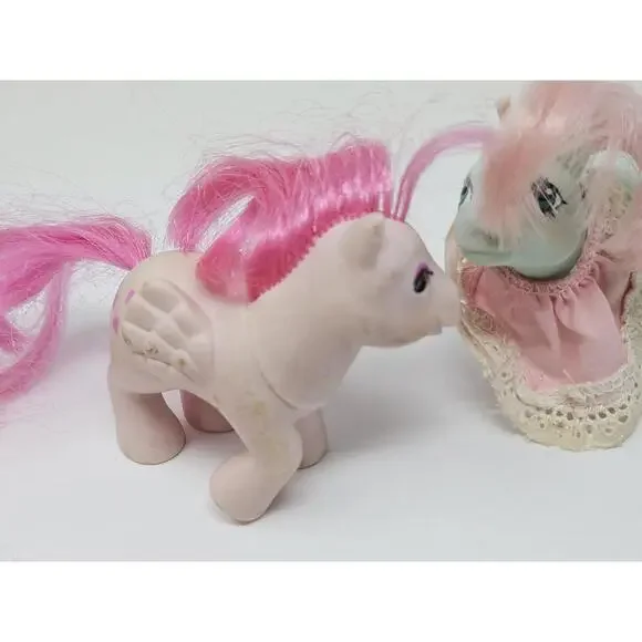 Lot of 4 Vintage 1980's G1 My Little Pony Babies - Picture 3 of 5